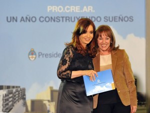 La intendenta Blanca Osua recibirá a la presidenta Cristina Fernández de Kirchner.
