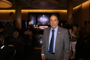 El Presidente de la CAT, Oscar Ghezzi acompañando el evento mundial.