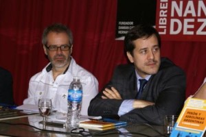 Diego Dominelli y el Pte de Aerolíeas, Mariano Recalde.