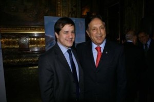 Recalde y Oscar Ghezzi, Presidente de CAT-Cámara Argentina de Turismo.