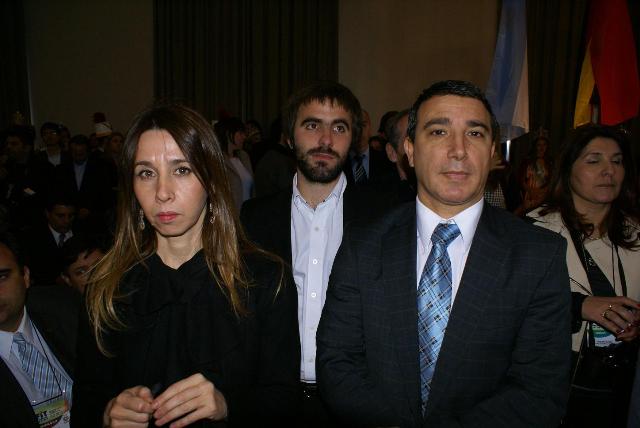 Pilar Ramírez y Fabian Lombardo de Aeroliíneas Argentinas.