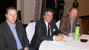 Raúl Gozález, Secretario de Turismo de Entre Ríos, Alberto Areco, Ministro de Turismo de Formosa y Horacio Blodek, Ministro de Turismo de Misiones.