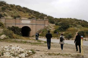 El Túnel del ferrocarril Central de Chubut es un punto destacable del Camino de los galeses.