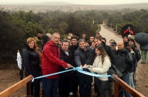 Inauguración pasarela Punta Tombo.