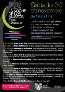 Noche de los Museos en Tigre.