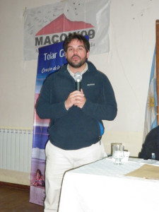 El secretario de turismo de la provincia,Fernando García Soria, participó del evento.