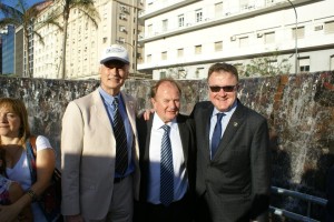 Bernard Weber, Horacio Blodek y Jean Paul de la Fuente de N7W.