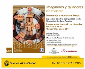 IMAGINEROS Y TALLADORES DE MADERA EN EL MUSEO DE ARTE POPULAR JOSÉ HERNÁNDEZ