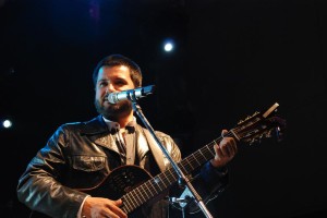 Jorge Rojas en la primera luna del Festival de Cosquín.
