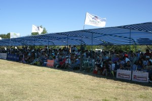 Mucho público presenció la domada final y el desfile.
