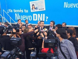 El ministro Randazzo fue acompañado en Jujuy por el Subsecretario del Interior, Jorge Rodríguez Erneta.