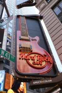 Hard Rock Cafe en Times Square.