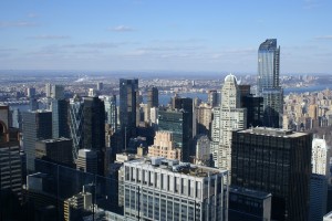 Rockefeller Center. Desde la plataforma de observación del Top of the Rock MR es posible disfrutar de las mejores y más espectaculares vista de la ciudad de Nueva York y sus alrededores.