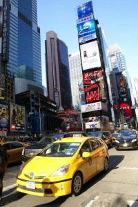 Times Square, corazón del Theatre District.