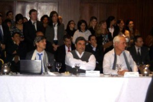 Ignacio Saife, Pte Ente Turismo de Chaco, Jorge Posdeley, Subsecretario de Turismo de Misiones y Hugo Marsó, Ministro de Turismo de Entre Ríos.