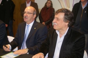 Presidente del INTA, Francisco Anglesio, y Héctor Espina Coord. Gral del Ministerio de Agricultura de Nación.