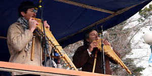 El tradicional concurso de hacheros, la elección de la reina y actividades varias que conformaban el cronograma del festejo en la fiesta.