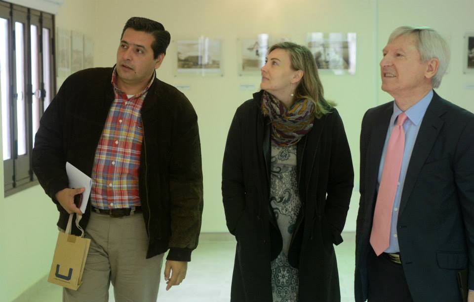 El Subsecretario de Turismo de Santiago del Estero, Ricardo Sosa, la directora de Relaciones Internacionales, Emma González y Alejandro Rubín de Termatalia.