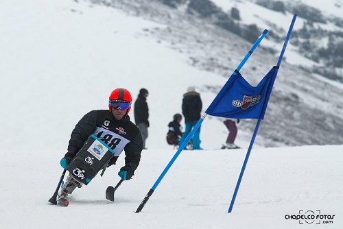chapelco 2do encuentro de esqui adaptado Enrique plantey atleta paralímpico  DAC_9788