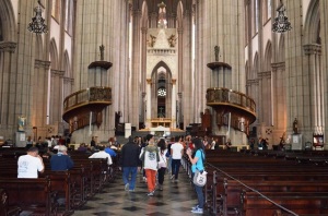 Interior de la Catedral de San Pablo.