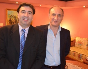 Ricardo Seronero y Fabián Scoltore, Director de Ideas del Sur.