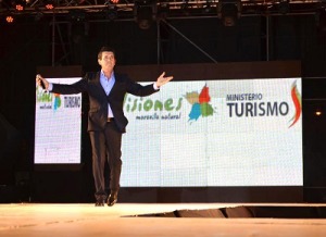 Miguel Angel Cherutti en Iguazú.