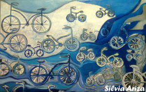 Bicicletas, de Silvia Ariza ($ 6000)