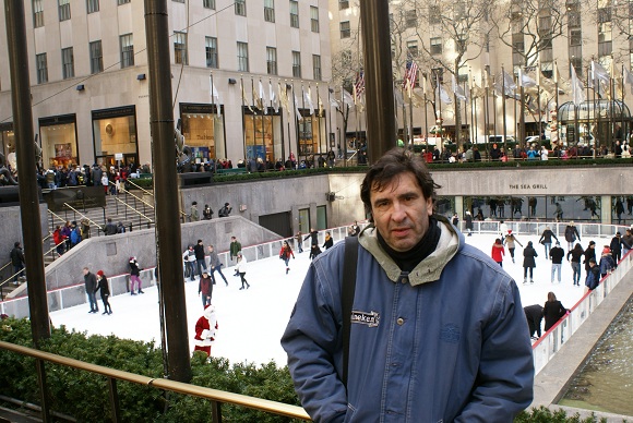 Ricardo Seronero en el Rockefeller Center.