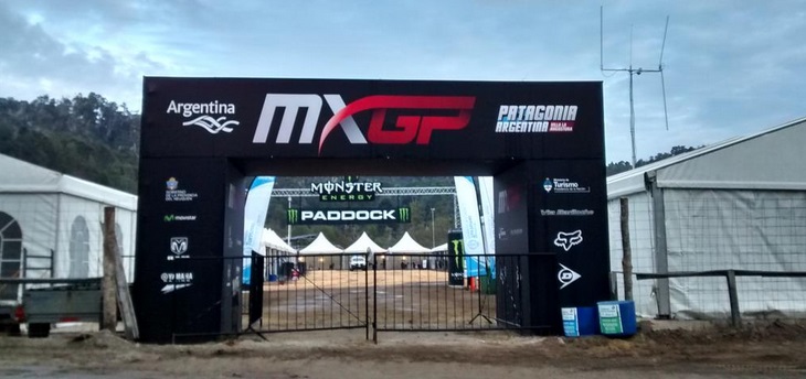 Paddock MXGP Argentina 2015 en Villa La Angostura, Neuquén.