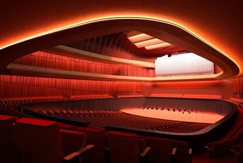 La Ballena Azul será una sala sinfónica para cerca de 2000 espectadores.