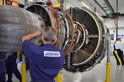 El nuevo taller de motores, en el que se estima una producción en torno a los 40 motores por año.