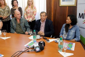 El ministro Coordinador General de Gabinete, Ricardo Escobar presentó esta mañana en conferencia de prensa el evento, "Charla con Actores" 