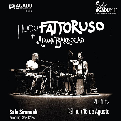 Hugo Fattoruso junto a Albana Barrocas