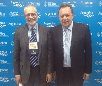 Santos se reunió con el Viceministro de Turismo de Uruguay Benjamín Liberoff en @ITB_Berlin