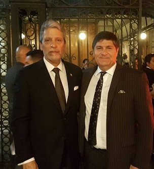 Fabio Zapelli con Ministro de Turismo de Costa Rica Mauricio Ventura.