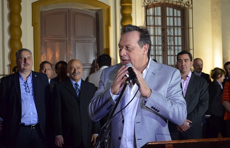 Ministro Santos en San Ignaco, Misiones. 