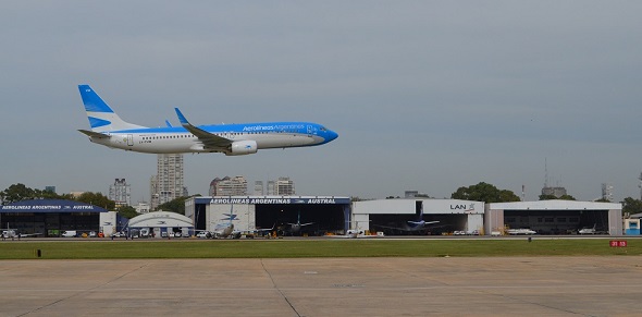 Recalde Y Kicillof Recibieron Un Nuevo Boeing 737 800 El Avión Número